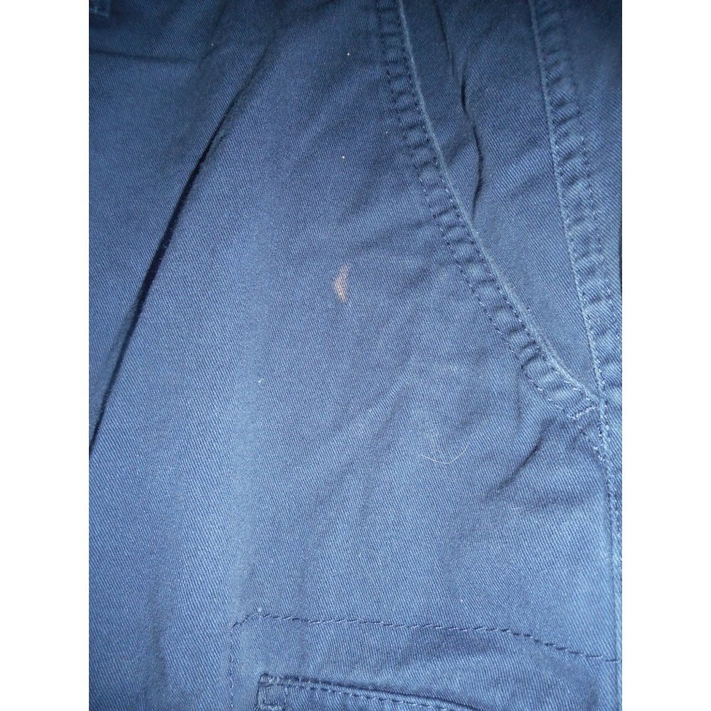 Blue twill Cargo Men's Shorts Sz 36 100% cotton - Picture 6 of 7